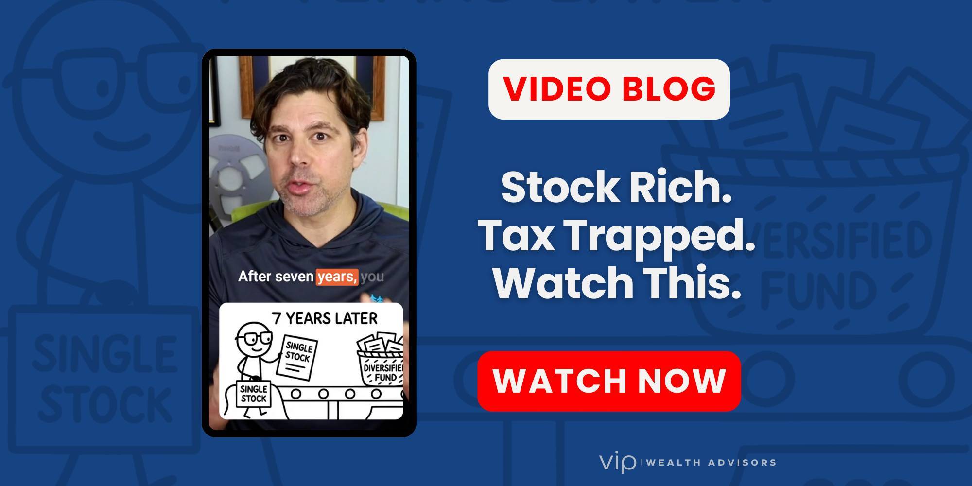 Digital illustration comparing Exchange Funds and 351 Conversion ETFs as tax strategies for concentrated stock positions