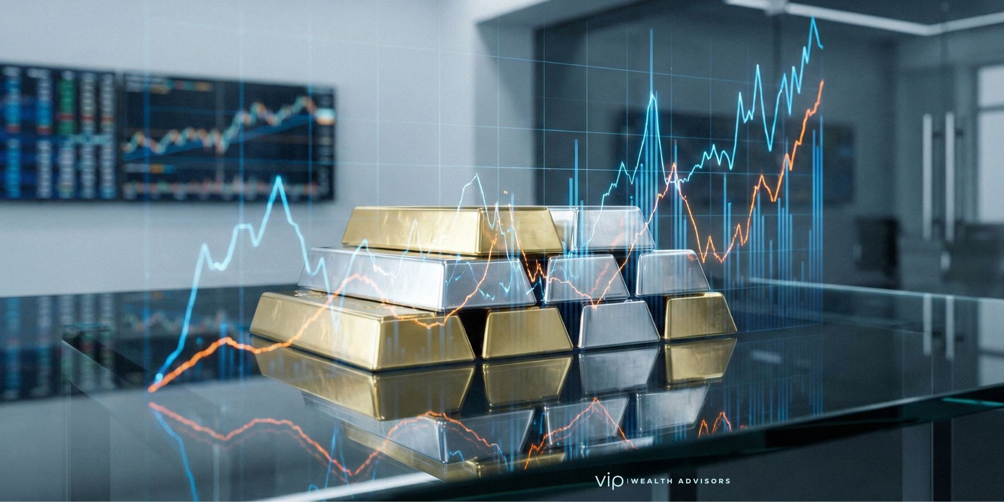 Inflation-adjusted price chart of gold from 1960 to 2025 illustrating long-term volatility and boom-bust cycles.