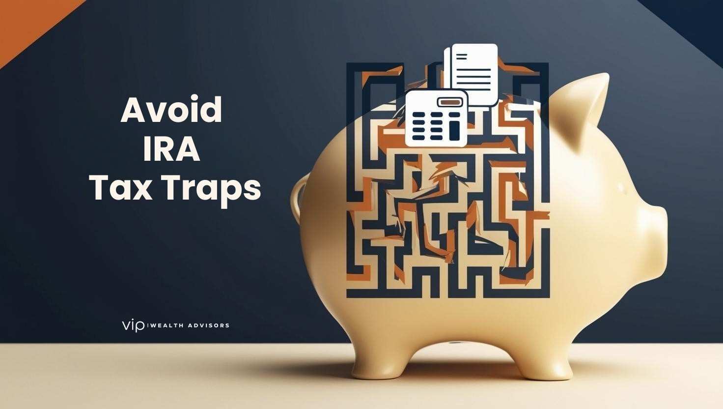 Visual metaphor for complex retirement planning strategies — showing tangled pathways, tax documents, or symbolic representations of IRAs.